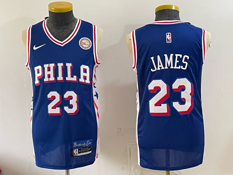 Men Philadelphia 76ers #23 James blue Nike 2026 NBA Jersey 080801->philadelphia 76ers->NBA Jersey